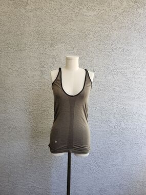 lululemon athletica Olive Tank with Black Trim